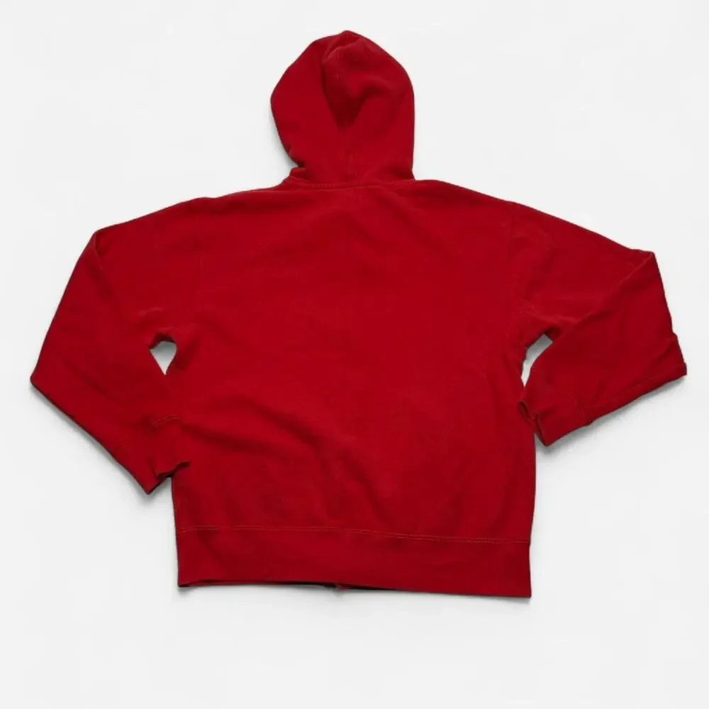 Polo Ralph Lauren Red Full Zip Hoodie Youth Medium Classic Pony